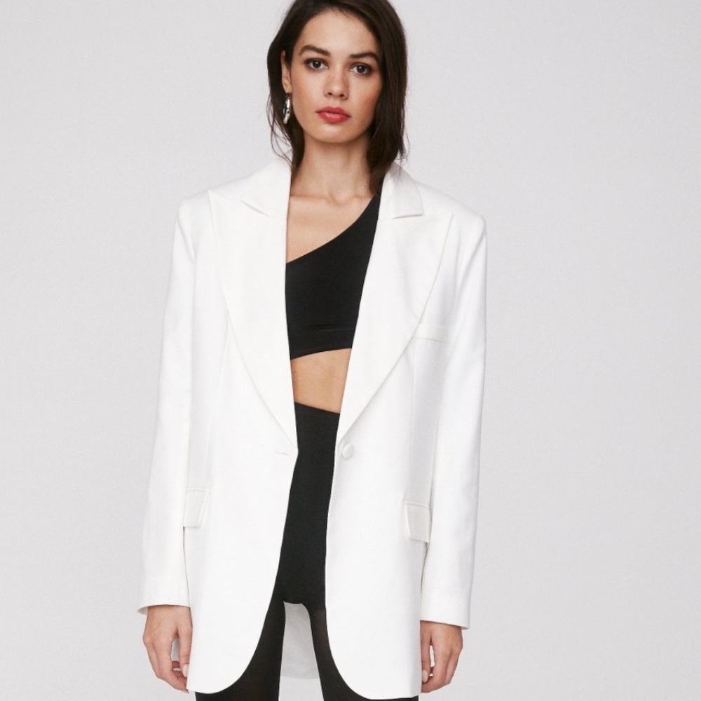 Elegant White Blazer for Women